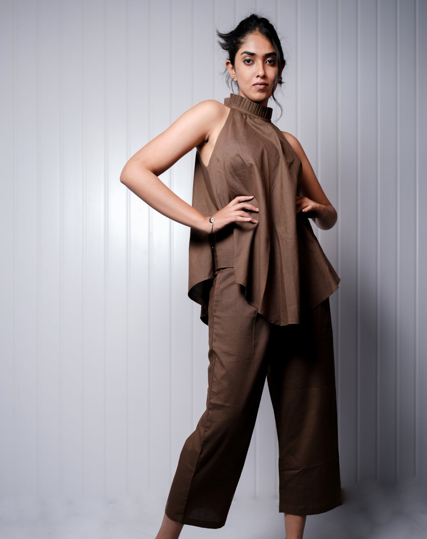 MOCHA DRAPE CO-ORD SET