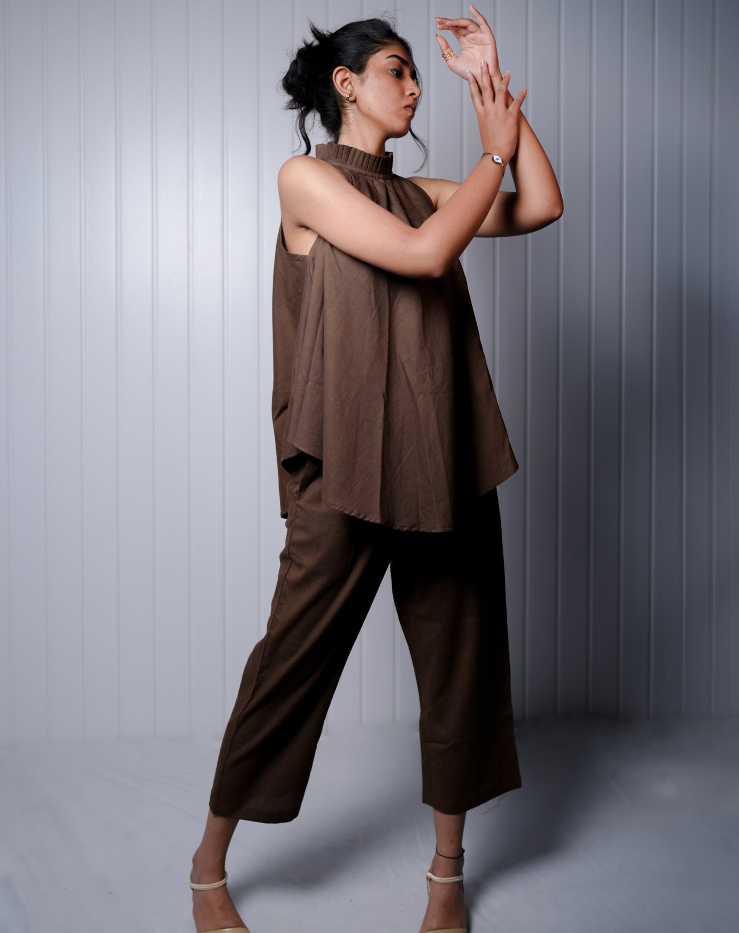 MOCHA DRAPE CO-ORD SET