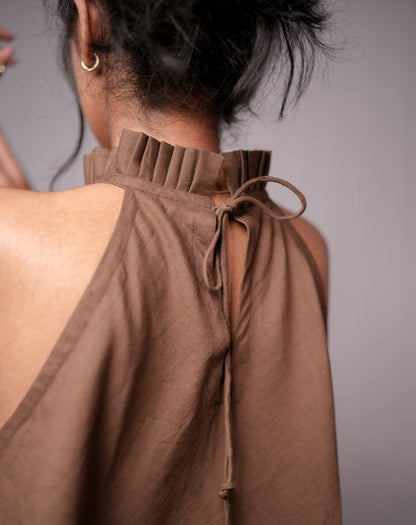 MOCHA DRAPE CO-ORD SET